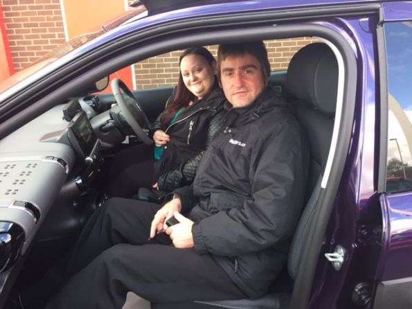 Maria collecting her 3rd Car from Dave at Citroen Bolton - Happy motoring!